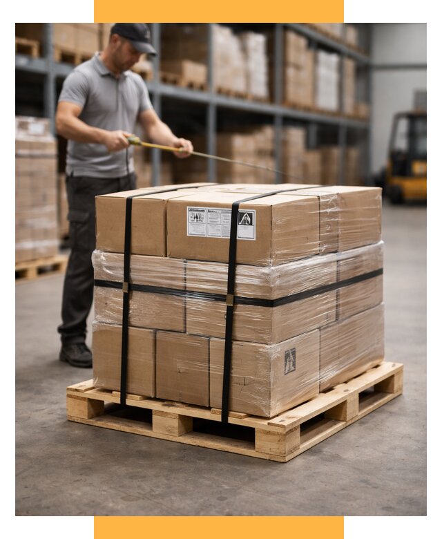 Упаковка и паллетирование грузов от 3577 р. | СетСервис-Лнн