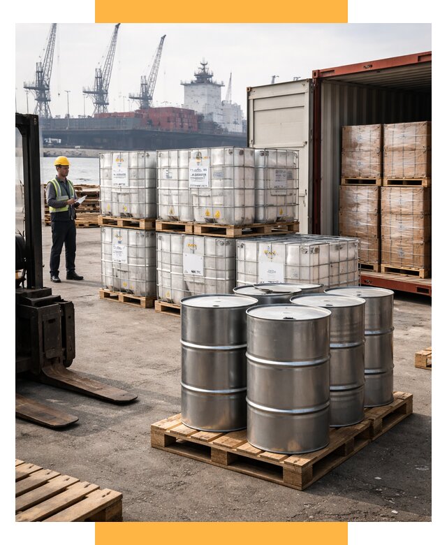 Доставка химического сырья из Индии от 255525 р. | СетСервис-Лнн