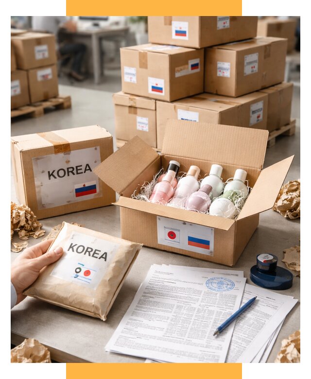 Доставка косметики из Кореи от 8688 р. под ключ | СетСервис-Лнн