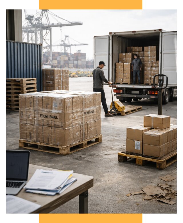Доставка грузов из Израиля от 15332 р., логистика от СетСервис-Лнн