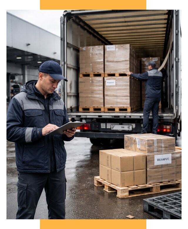 Доставка грузов из Беларуси от 15332 р. логистика СетСервис-Лнн