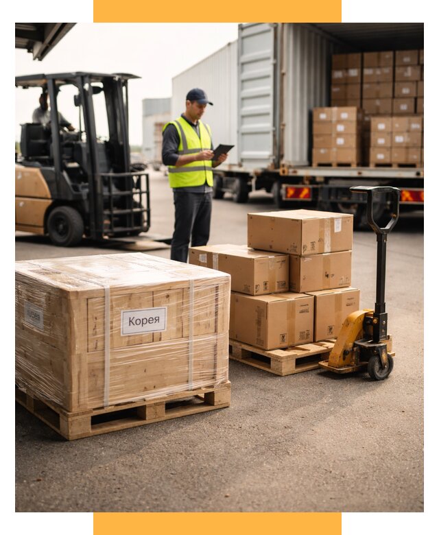 Доставка грузов в Корею из России от 35774 р. | СетСервис-Лнн