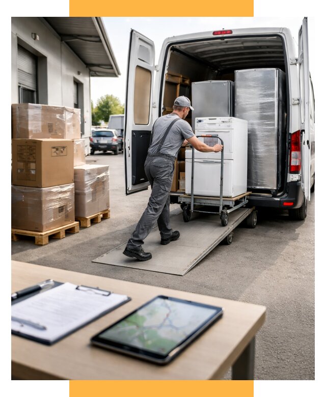 Перевозка бытовой техники от 6644 р. - логистика СетСервис-Лнн