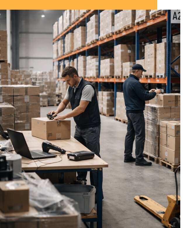 Склад консолидации в Европе: хранение, сортировка от 6644